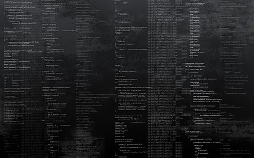 noir, code, codage, ordinateur, chiffres, programmation, technologie, mots, Fond d'écran HD HD wallpaper