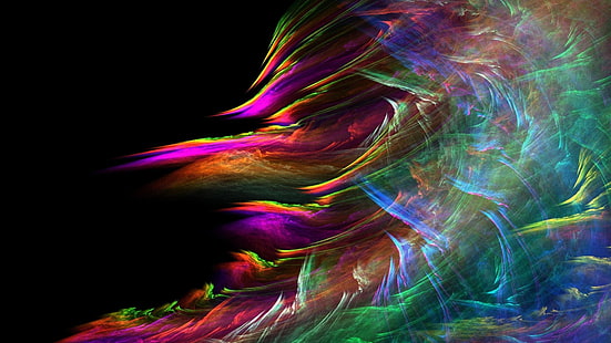 abstract, fractal, design, art, digital, plasma, wallpaper, light, motion, space, graphic, shape, texture, pattern, backdrop, color, fantasy, curve, generated, effect, futuristic, energy, wave, lines, artistic, render, style, modern, abstraction, glow, chaos, swirl, computer, 3d, element, black, flame, laser, dynamic, graphics, HD wallpaper HD wallpaper