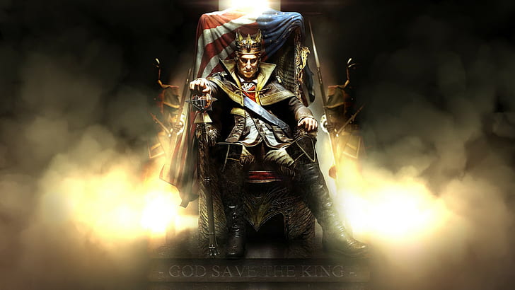 throne assassins creed iii the tyranny of king washington, HD wallpaper