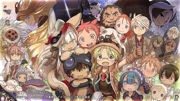 Anime, Made In Abyss, Belchero (Made in Abyss), Bondrewd (Made in Abyss), Faputa (Made in Abyss), Habolg (Made in Abyss), Jiruo (Made in Abyss), Kiyui (Made in Abyss), Lafy ( Made in Abyss), Lerume (Made in Abyss), Lyza (Made in Abyss), Maruruk (Made in Abyss), Meinya (Made in Abyss), Mio Akiyama, HD tapet