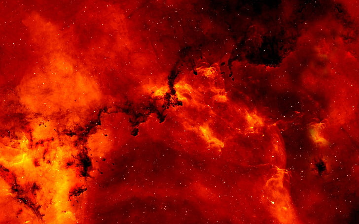червена галактика тапет, артистичен, облак, космически, червен, небе, залез, HD тапет