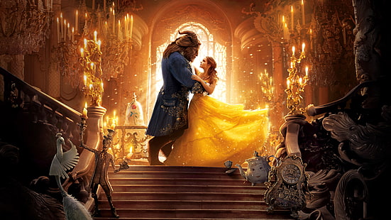 Poster Beauty and the Beast, Beauty and the Beast, 2017, HD, 4K, 8K, Wallpaper HD HD wallpaper