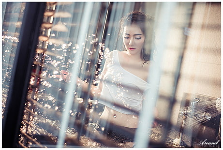 Азиатка, модель, Таиланд, Koko Rosjares, женщины, HD обои HD wallpaper