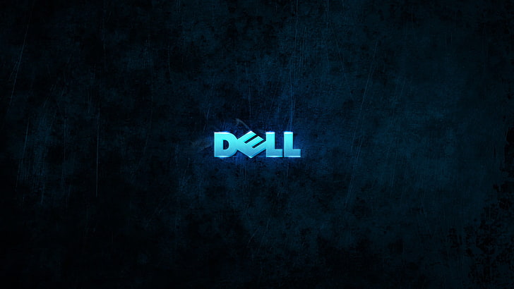 escuro, azul, Dell, HD papel de parede