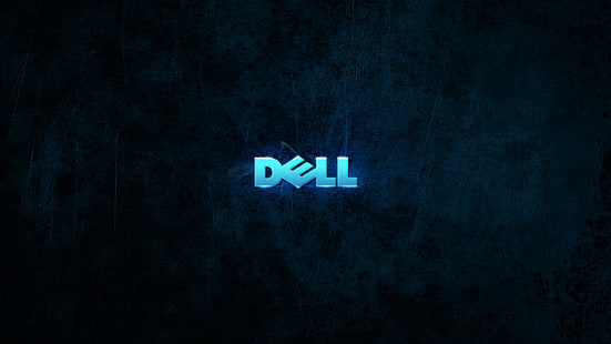 темно, синий, Dell, HD обои HD wallpaper