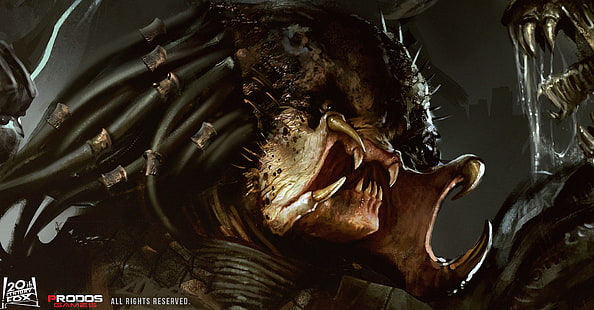 Illustration de Predator, alien, alien vs predator, art, avp, Fond d'écran HD HD wallpaper