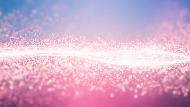 ศิลปะดิจิตอลรูปร่างอนุภาคเส้นสีชมพูสดใส, วอลล์เปเปอร์ HD