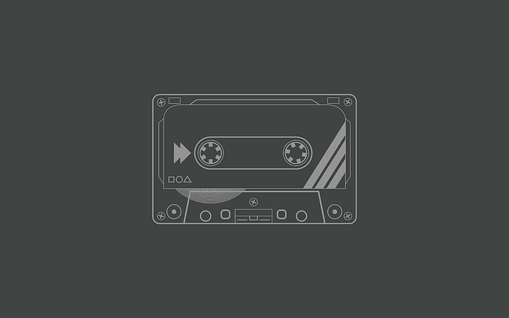Cassettes, audio, minimalisme, cassettes, audio, minimalisme, Fond d'écran HD