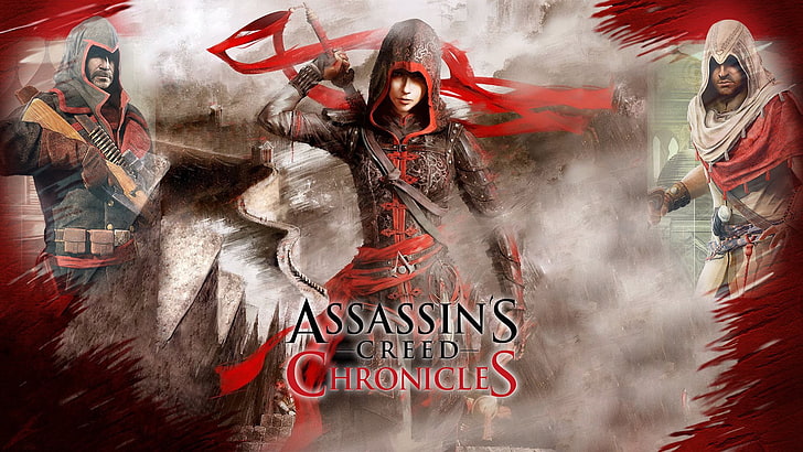 Fondo de pantalla digital de Assassin's Creed Chronicles, assassins creed chronicles, asesinos, personajes, Fondo de pantalla HD