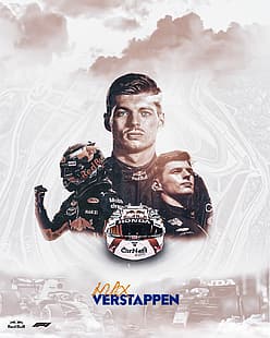 Formel 1, Max Verstappen, Grafikdesign, Red Bull, HD-Hintergrundbild HD wallpaper