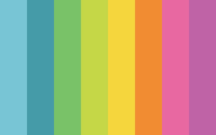 المشارب ، قوس قزح ، الملونة ، الخطوط، خلفية HD