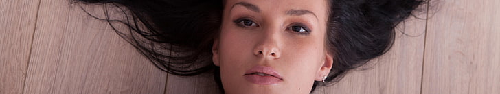 وجه امرأة ، شاشة ثلاثية ، نساء ، مجلة MetArt، خلفية HD