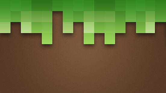 Diamanten, Dreck, Gras, Minecraft, HD-Hintergrundbild HD wallpaper