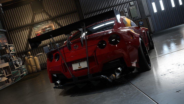 need for speed payback, red, Nissan GTR, car, Need for Speed, HD wallpaper