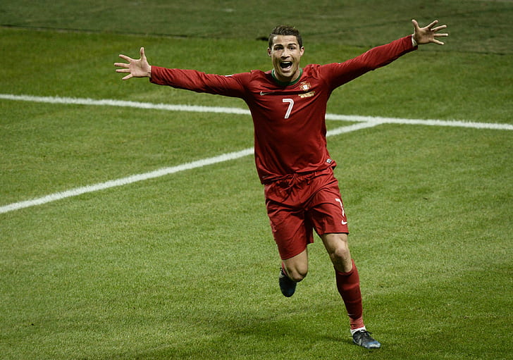 Ronaldos drei schickte Portugal zur Weltmeisterschaft, ronaldo, portugal, world cup, world cup 2014, cristiano ronaldo, HD-Hintergrundbild