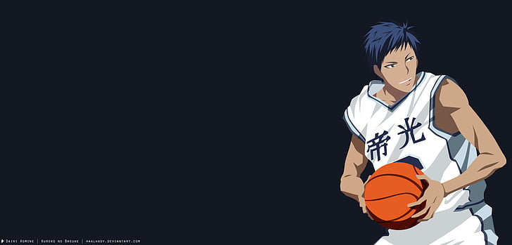 Anime, Kuroko's Basketball, Daiki Aomine, HD wallpaper