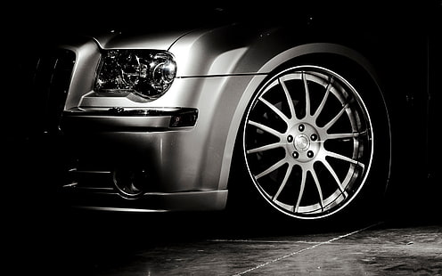 Chrysler 300 BW Wheel HD, Autos, bw, Rad, 300, Chrysler, HD-Hintergrundbild HD wallpaper