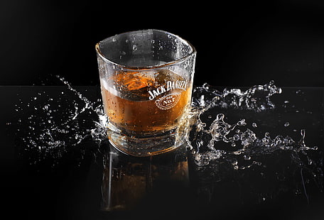 alcohol, alcoholic, beverage, cold, dew, drink, drinking glass, droplets, drops, glass, ice, liquid, liquor, reflection, rum, splash, water, water splash, waterdrops, whiskey, whisky, HD wallpaper HD wallpaper