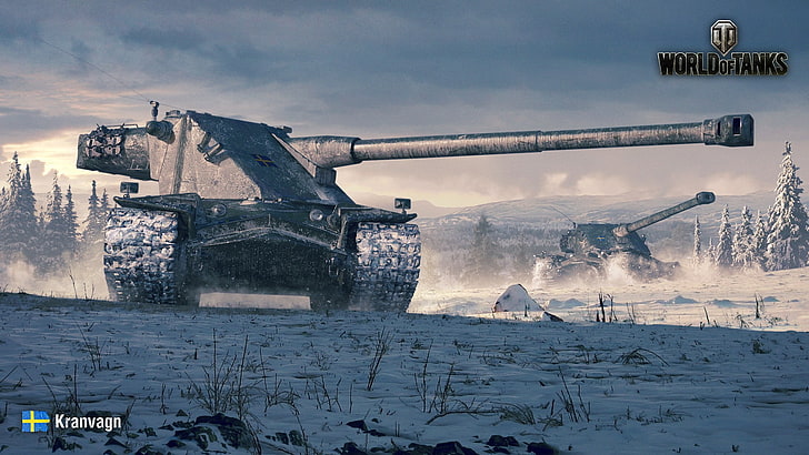 월드 오브 탱크, 크란 바 그네, 스웨덴, HD 배경 화면