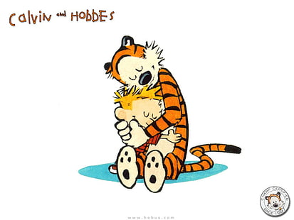 Çizgi Roman, Calvin ve Hobbes, Calvin (Calvin ve Hobbes), Hobbes (Calvin ve Hobbes), HD masaüstü duvar kağıdı HD wallpaper