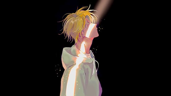 IKAN PISANG, Ash Lynx, anak laki-laki anime, Wallpaper HD HD wallpaper
