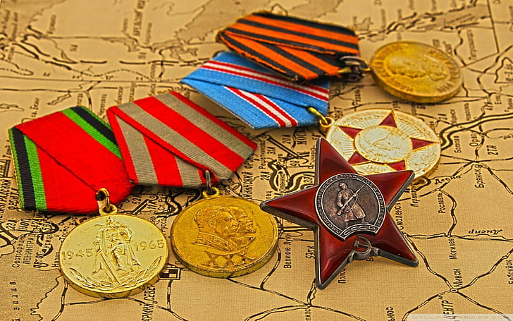 Medale honorowe, medale, medale honorowe, radzieckie, medale, samoloty, Tapety HD