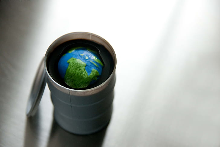 earth, planet, environment, fuel oil, waste, HD wallpaper
