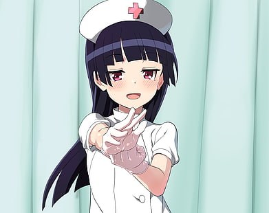 Ore no Imouto ga Konnani Kawaii Wake ga Nai, garotas de anime, Gokou Ruri, enfermeiras, HD papel de parede HD wallpaper