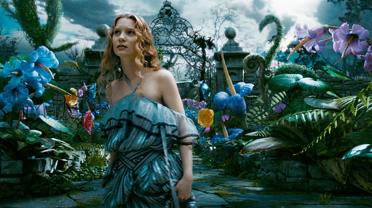 Movie, Alice in Wonderland (2010), Mia Wasikowska, HD wallpaper