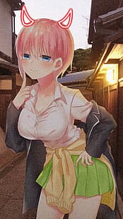 Nakano Ichika, 5-toubun no Hanayome, gadis anime, Wallpaper HD HD wallpaper