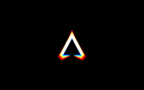 Apex Legends, blanco, logo, negro, azul, verde, naranja, amarillo, Fondo de pantalla HD HD wallpaper