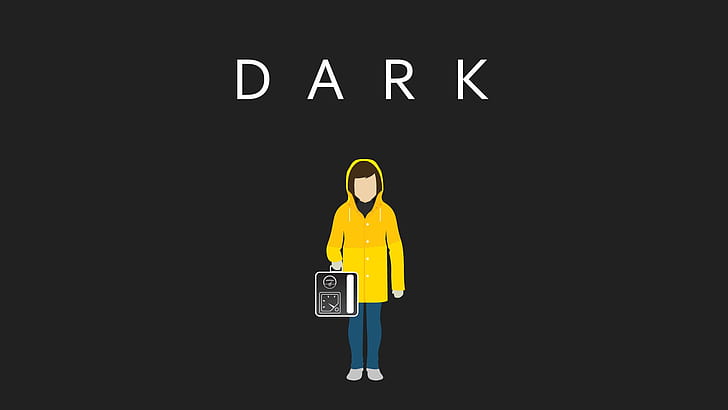 Affiche minimale de la série télévisée Dark Netflix, Fond d'écran HD