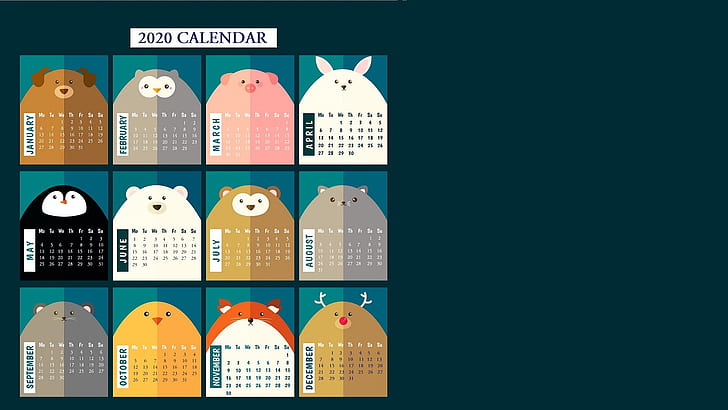 Разное, Календарь, HD обои