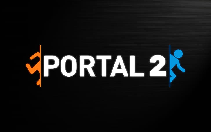 logo, Portal (spel), Portal 2, videospel, HD tapet