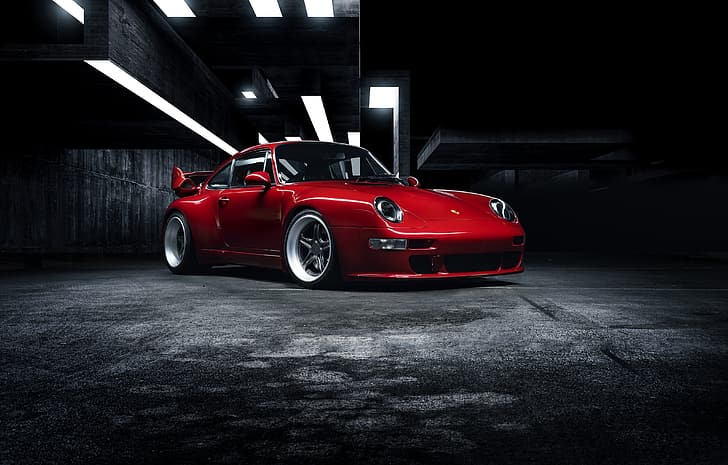 red, lamp, coupe, 911, Porsche, the room, 993, 2017, Gunther Plant, 400R Coupe, HD wallpaper