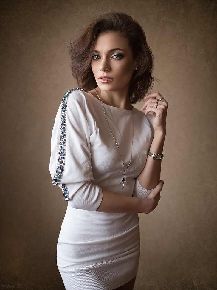 wanita, model, Dmitry Shulgin, Wallpaper HD, wallpaper seluler