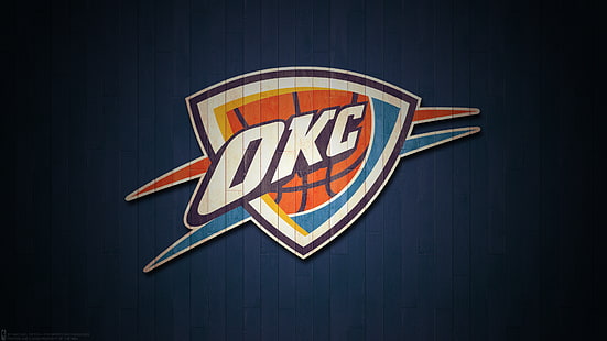 Спорт, Оклахома Сити Гром, Баскетбол, Лого, НБА, HD обои HD wallpaper