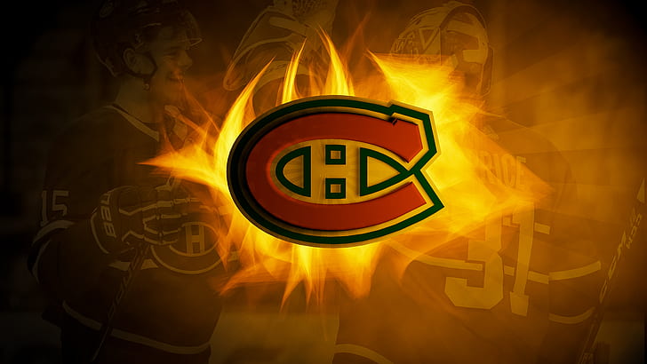 Hockey, Canadiens de Montréal, emblème, logo, LNH, Fond d'écran HD