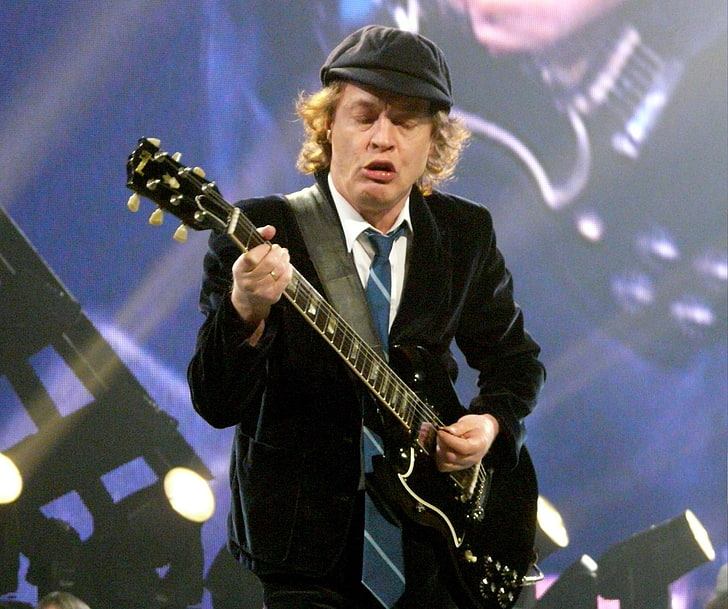 AC DC, Angus Young, HD wallpaper
