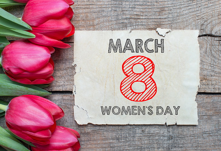 3月8日、4K、女性の日、 HDデスクトップの壁紙