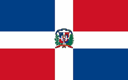 Флаг 2000px, Доминиканская Республика, svg, HD обои HD wallpaper