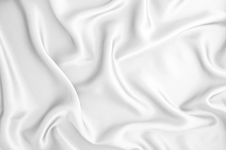 أبيض ، قماش ، نسيج ، أطلس، خلفية HD HD wallpaper
