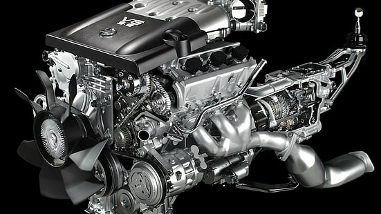Nissan 350z Engine HD, bilmotor, bilar, nissan, motor, 350z, HD tapet HD wallpaper