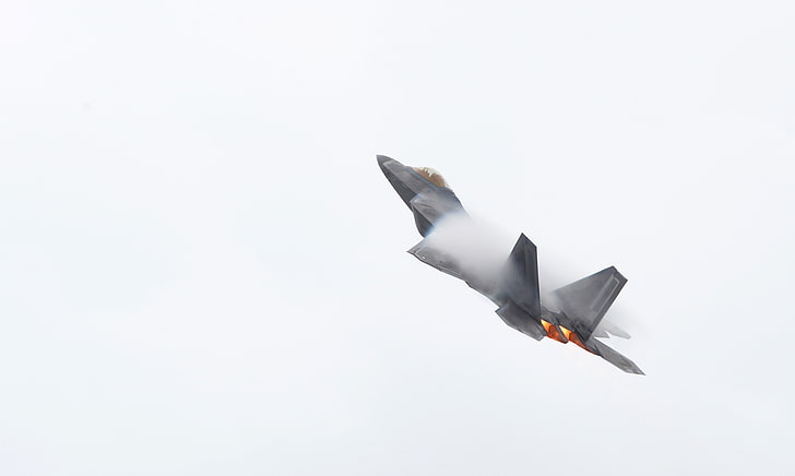 Flugzeug, Militär, Luftwaffe, Flugzeug, Lockheed Martin F-22 Raptor, HD-Hintergrundbild