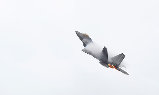 Flugzeug, Militär, Luftwaffe, Flugzeug, Lockheed Martin F-22 Raptor, HD-Hintergrundbild HD wallpaper