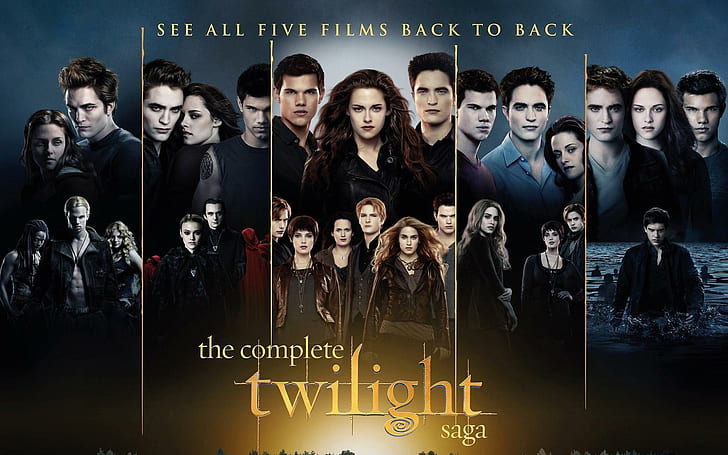 The Complete Twilight Saga, Twilight, Complete, Saga, Movies, Tapety HD