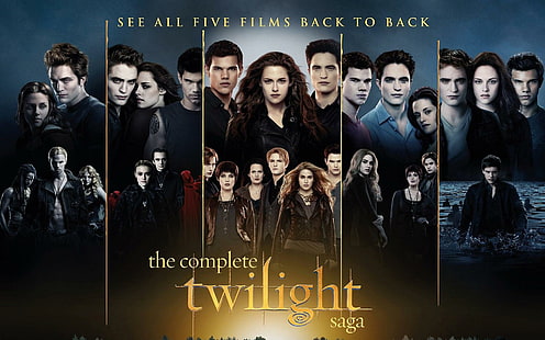 The Complete Twilight Saga, twilight, complete, saga, filmer, HD tapet HD wallpaper