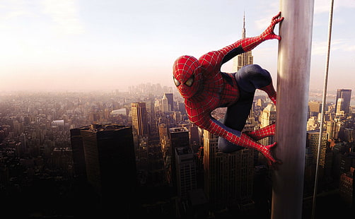 Spiderman, movimiento, héroe, 4k, 8k, Fondo de pantalla HD HD wallpaper