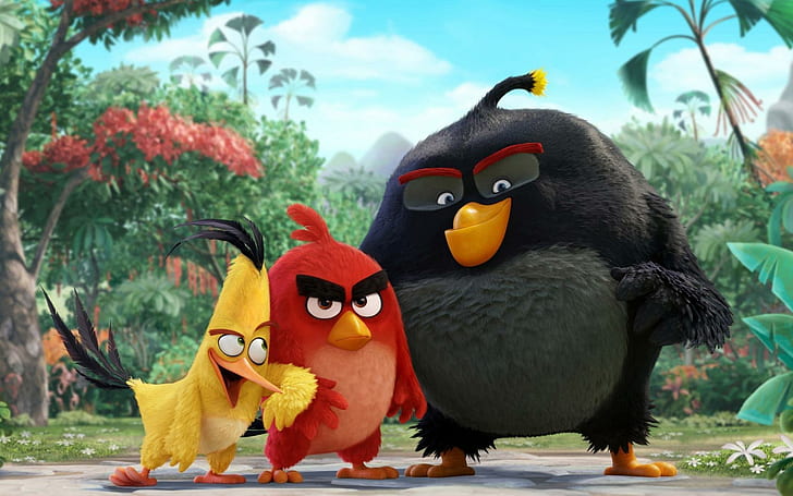 Angry Birds 2016, filmer, hollywood filmer, hollywood, arg fågel, 2016, HD tapet