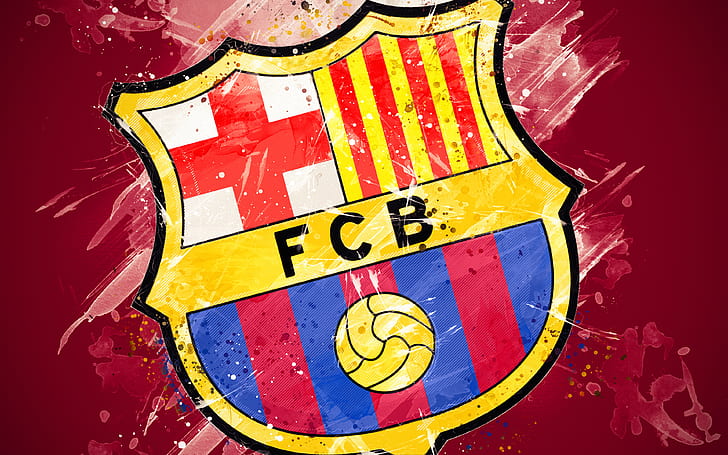 Soccer, FC Barcelona, Logo, HD wallpaper